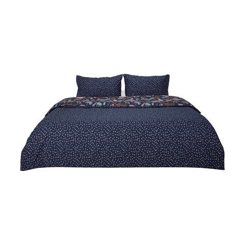 Thumbnail: Rosetta Reversible Quilt Cover Set - King Bed