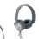 Thumbnail: On-Ear Wired Headphones - Silver Look