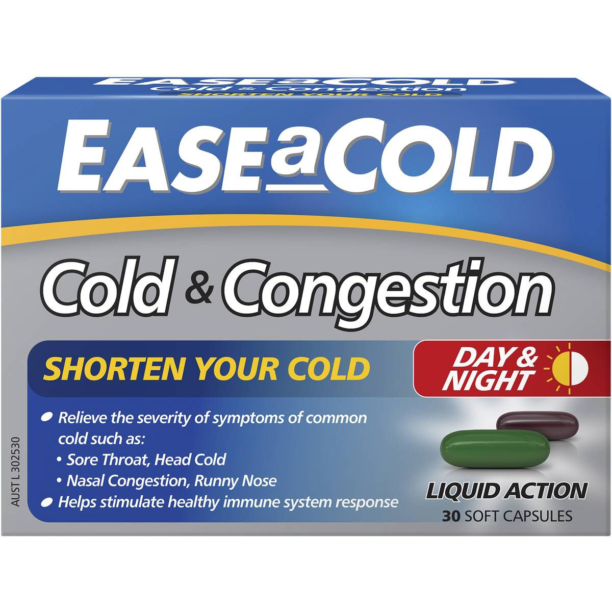 Ease A Cold Tablets Day & Night 30pk
