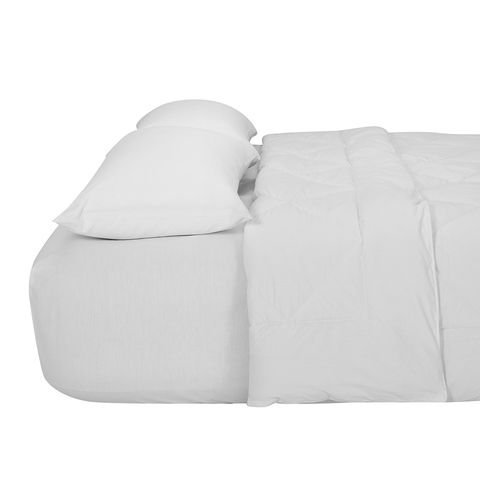 Thumbnail: Winter Wool Quilt - King Bed, White