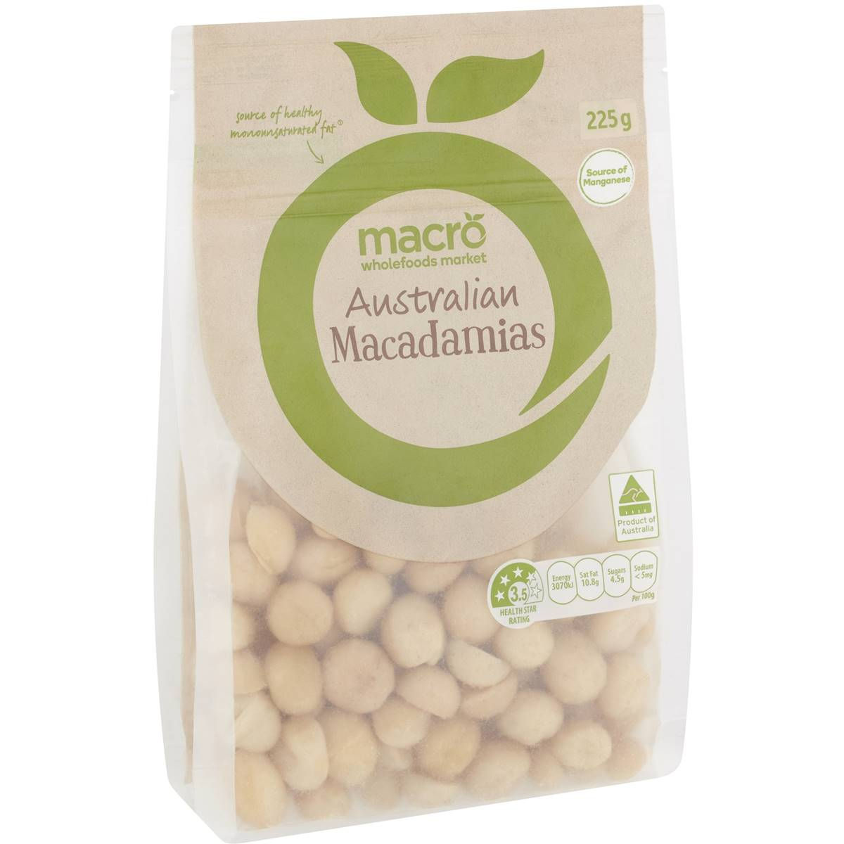 Macro Macadamia Kernels 225g