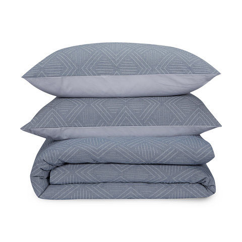 Thumbnail: Reign Cotton Quilt Cover Set - Double Bed