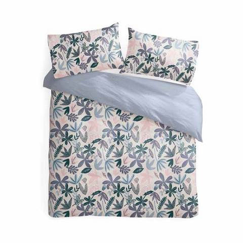 Elodie Reversible Quilt Cover Set - Queen Bed