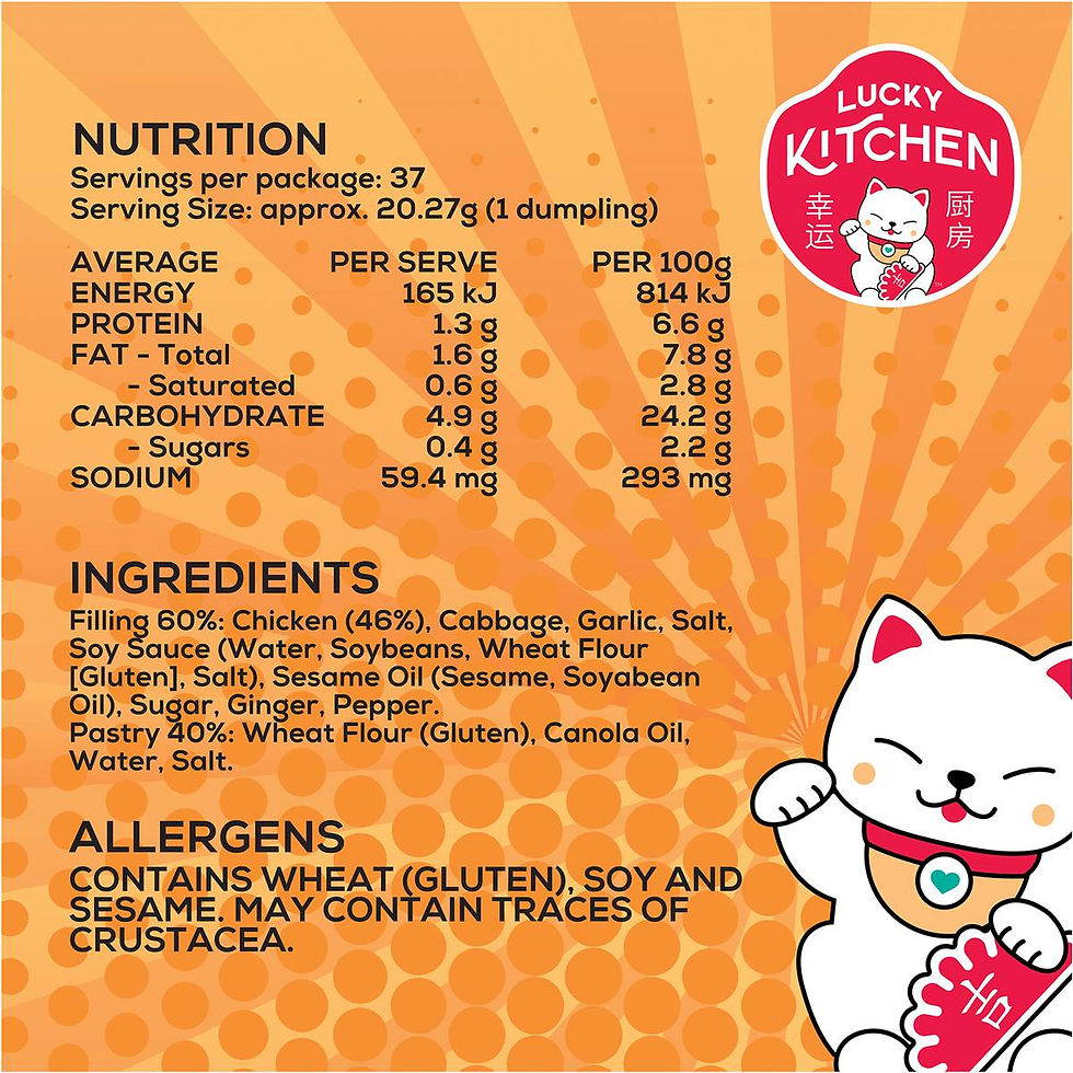 Thumbnail: Lucky Kitchen Classic Chicken Dumplings 750g