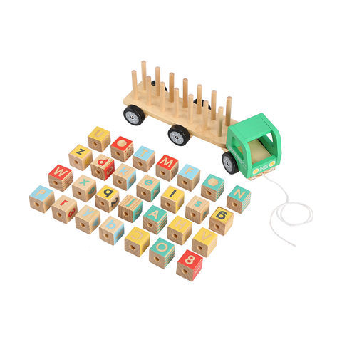 Thumbnail: Wooden Stack Alphabet Truck