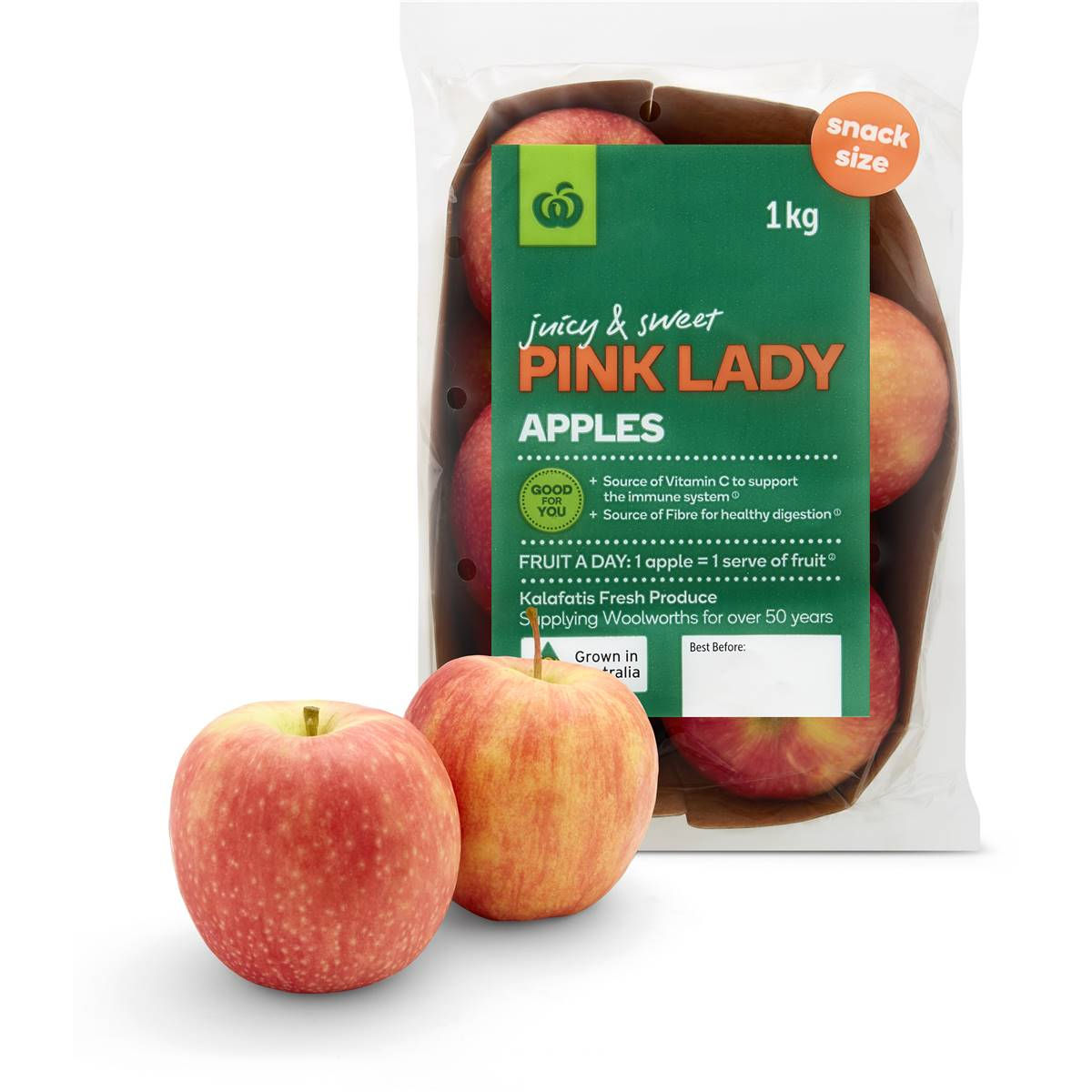 Woolworths Fresh Pink Lady Apples  1kg
