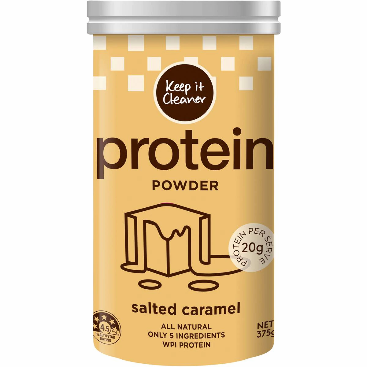 Keep It Cleaner Protein Powder Salted Caramel 375g