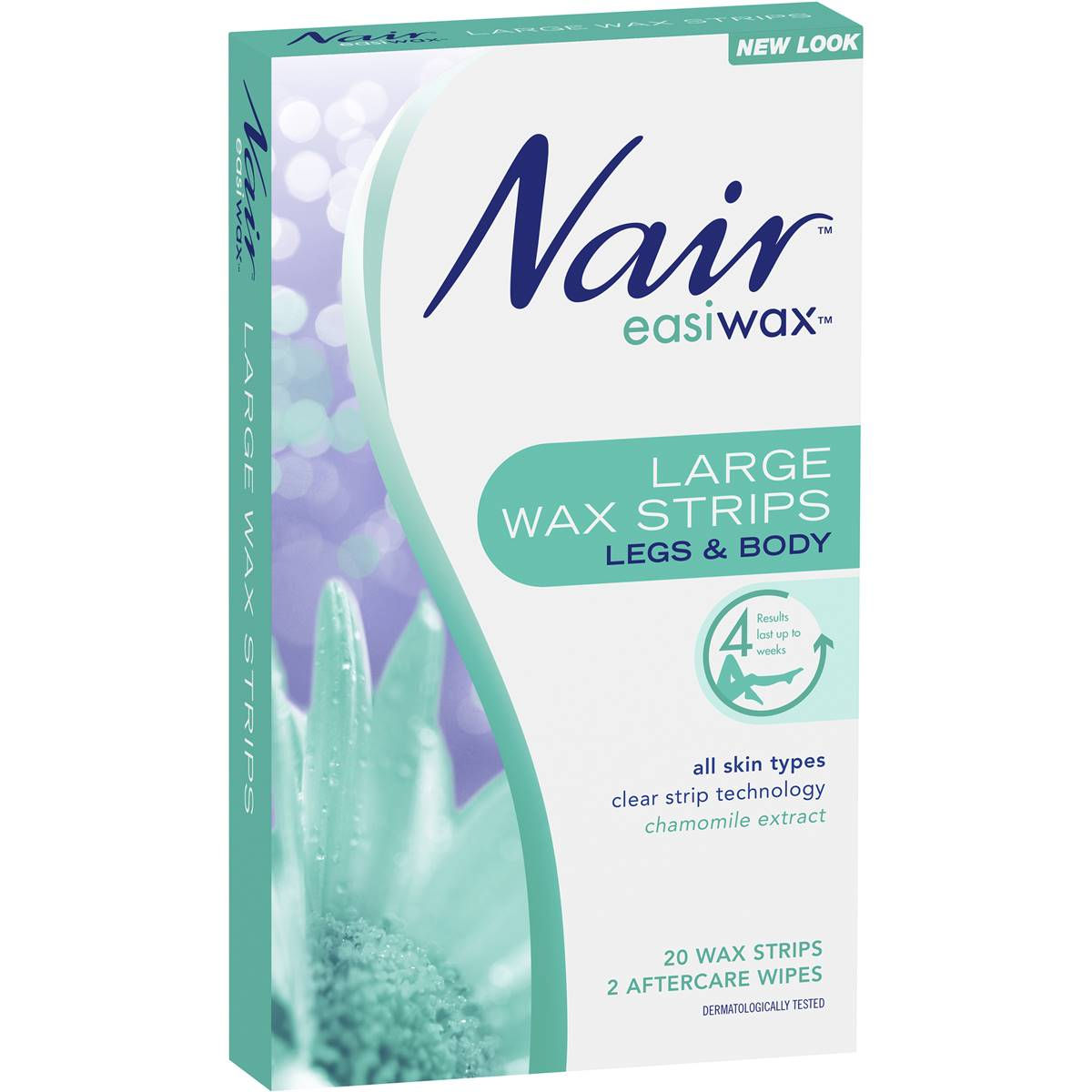 Nair Hair Removal Wax Easiwax Large Strips 20 pack