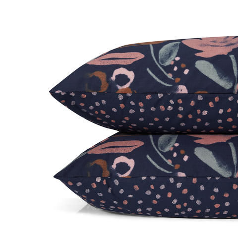 Thumbnail: Rosetta Reversible Quilt Cover Set - King Bed