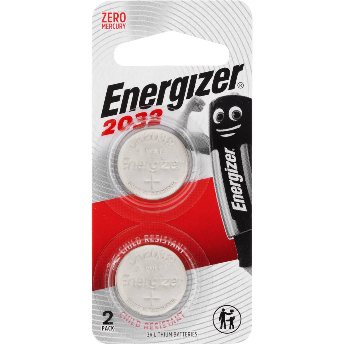Energizer Button Batteries Cr2032 2 pack