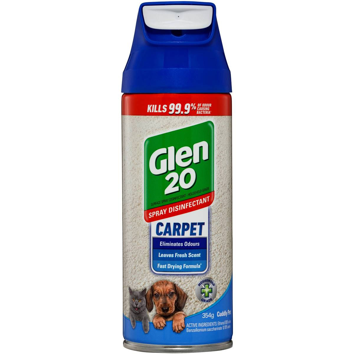 Glen 20 Carpet Cuddly Pet Disinfectant Spray 354g