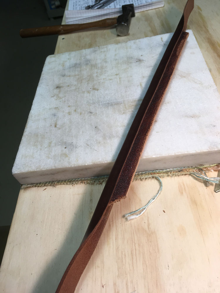 Rolled leather strap Leathercraft Masterclass