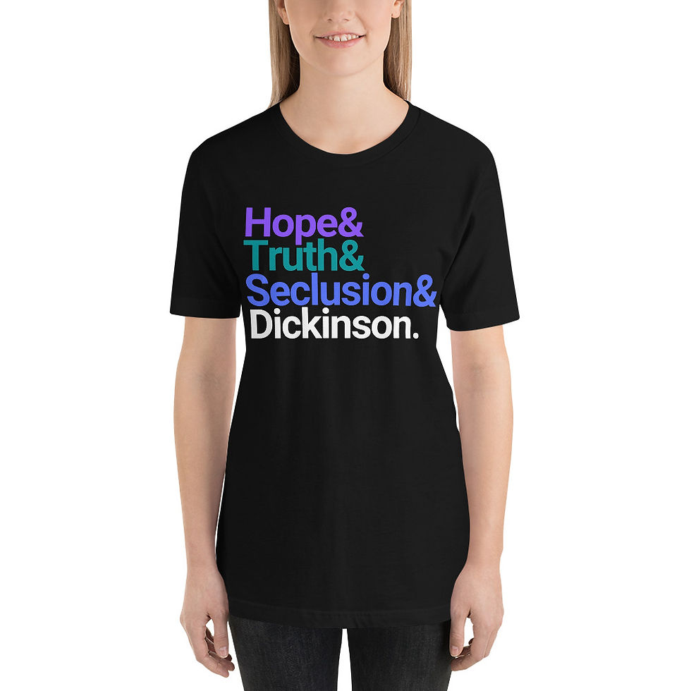 Miniatura: Dickinson Helvetica Unisex T-Shirt