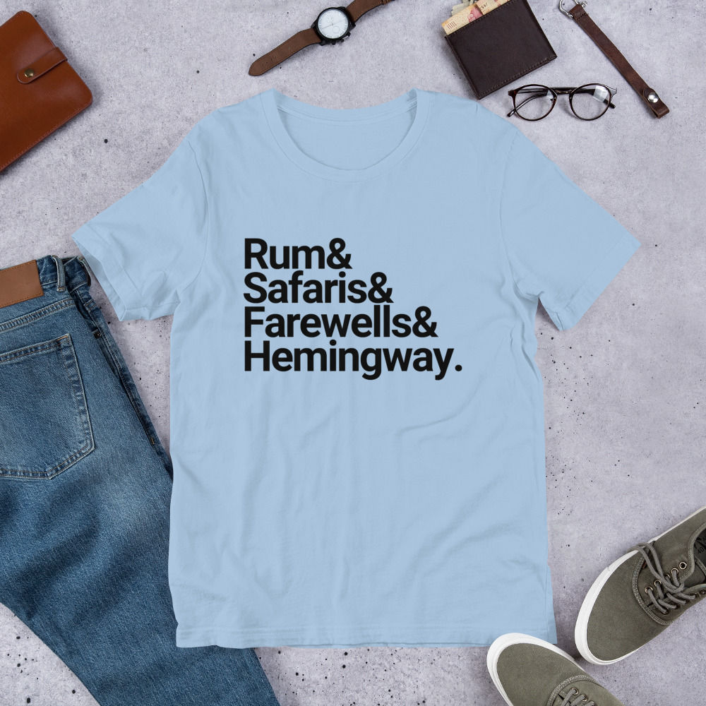 Hemingway Helvetica Unisex T-Shirt