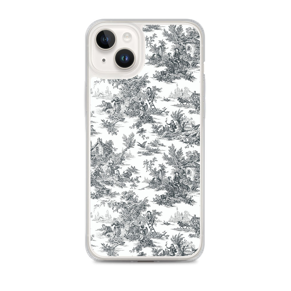 Thumbnail: French Noire Toile de Jouy Case for iPhone®