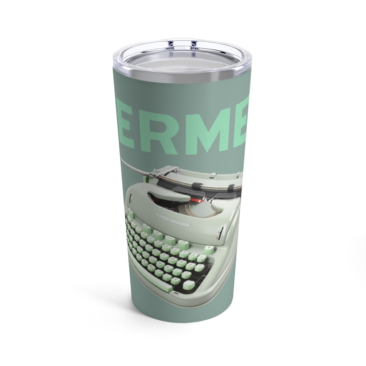 Hermes 3000 Typewriter 20oz Insulated Stainless Steel Tumbler