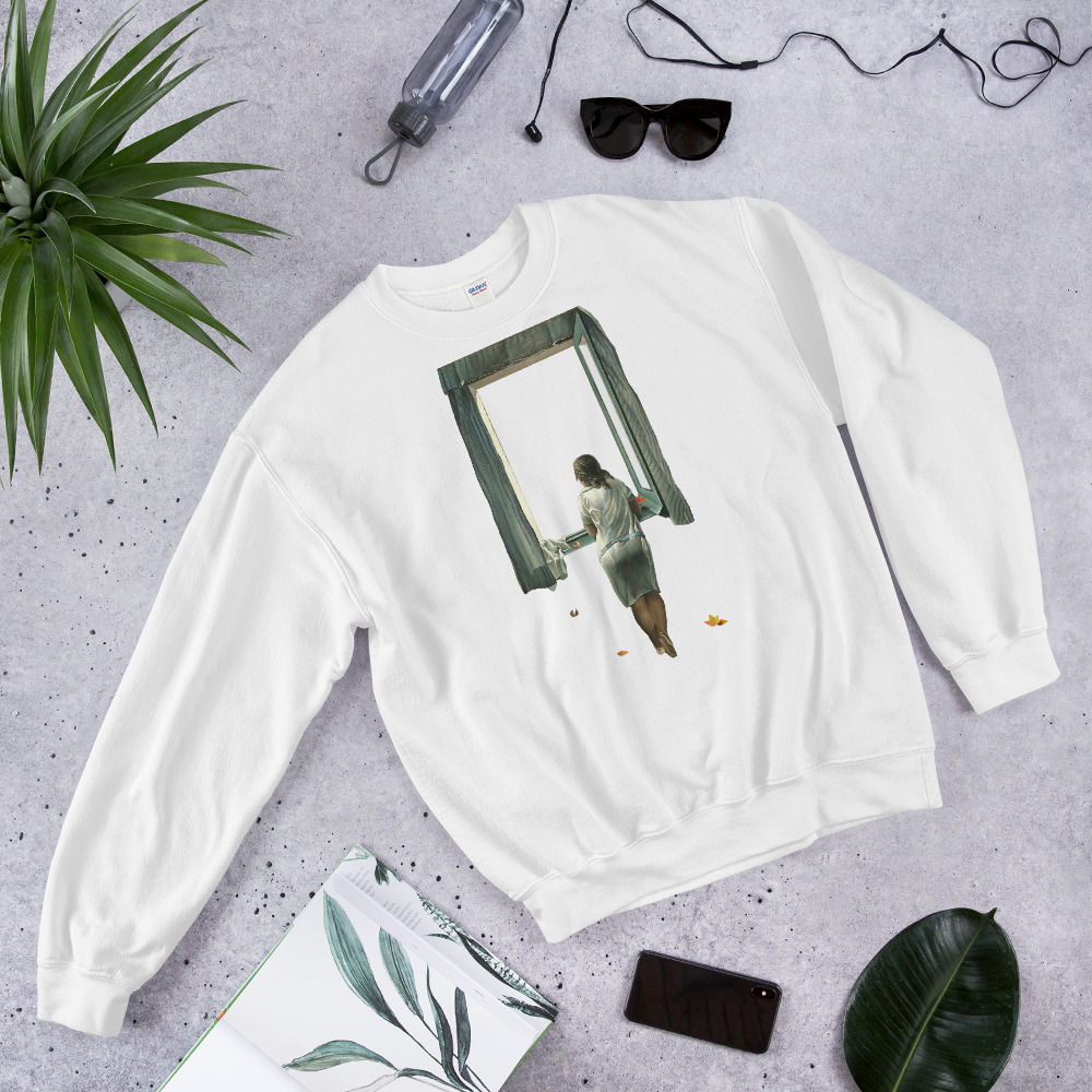 Salvador Dali Young Woman at a Window Unisex Sweatshirt