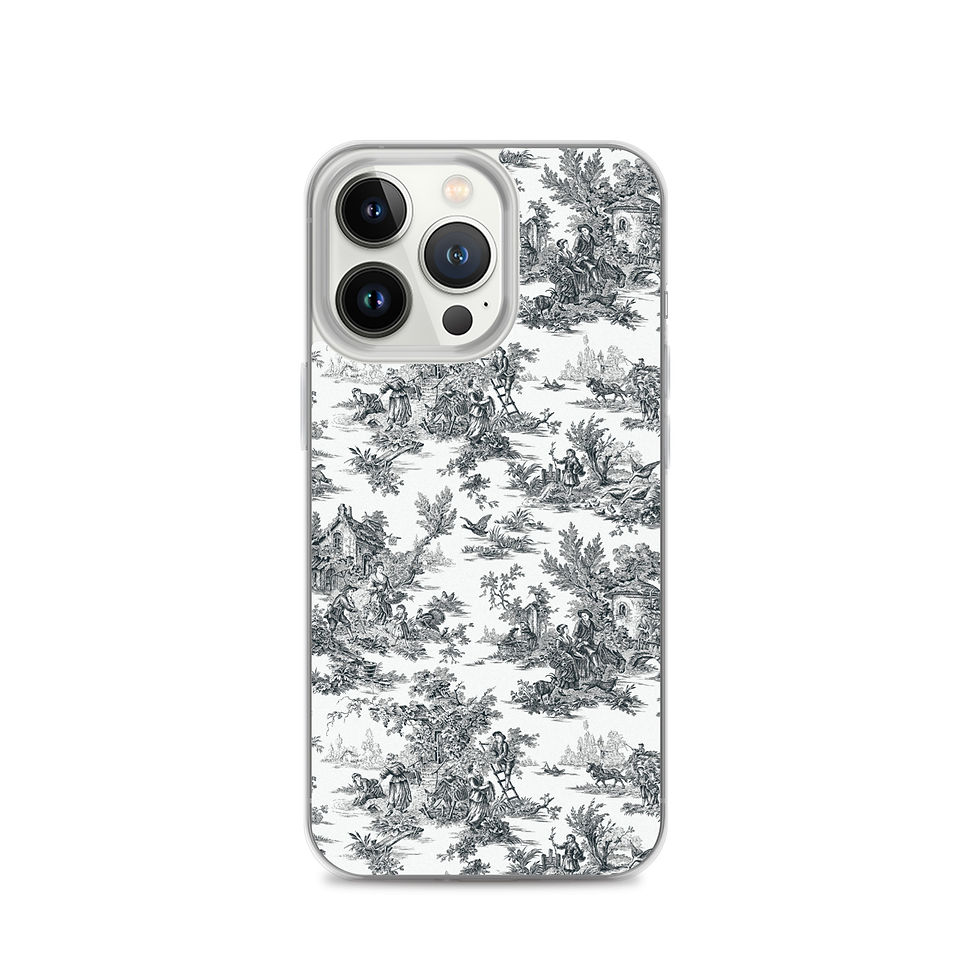 Thumbnail: French Noire Toile de Jouy Case for iPhone®