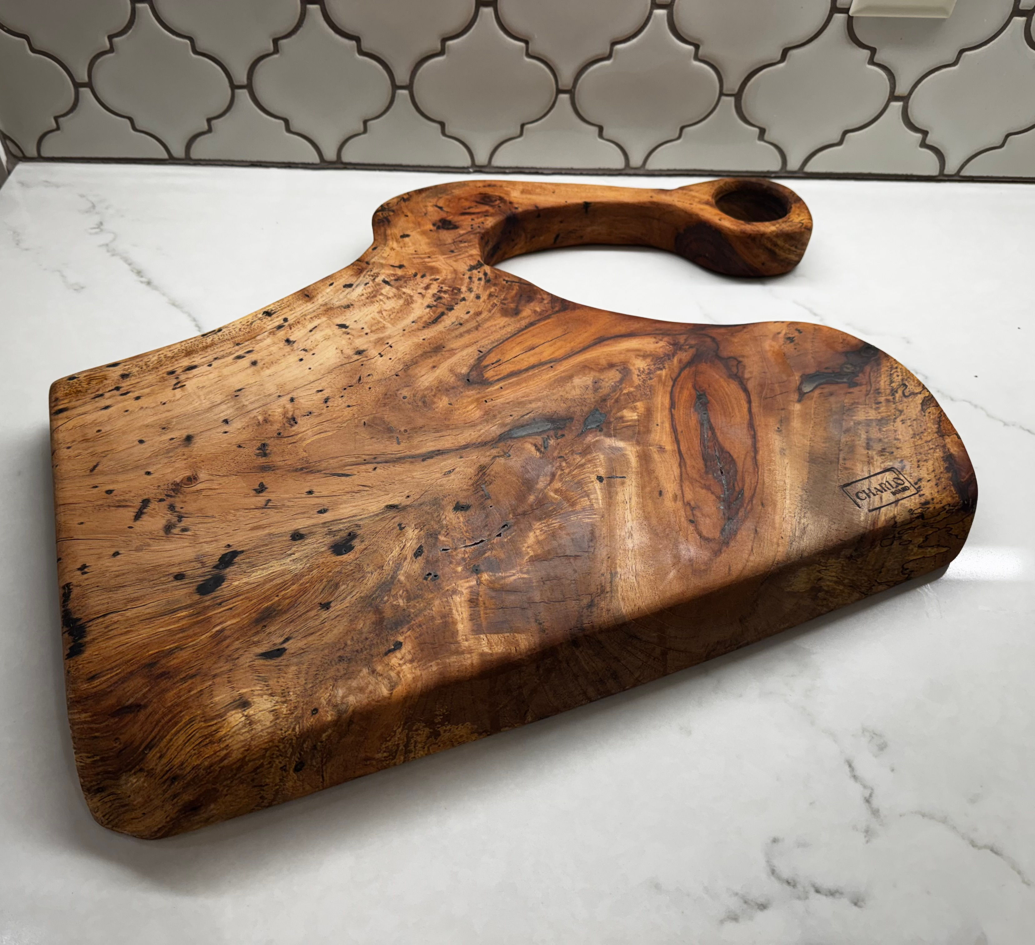 Handmade Luxury Charcuterie Board- Dark Wood