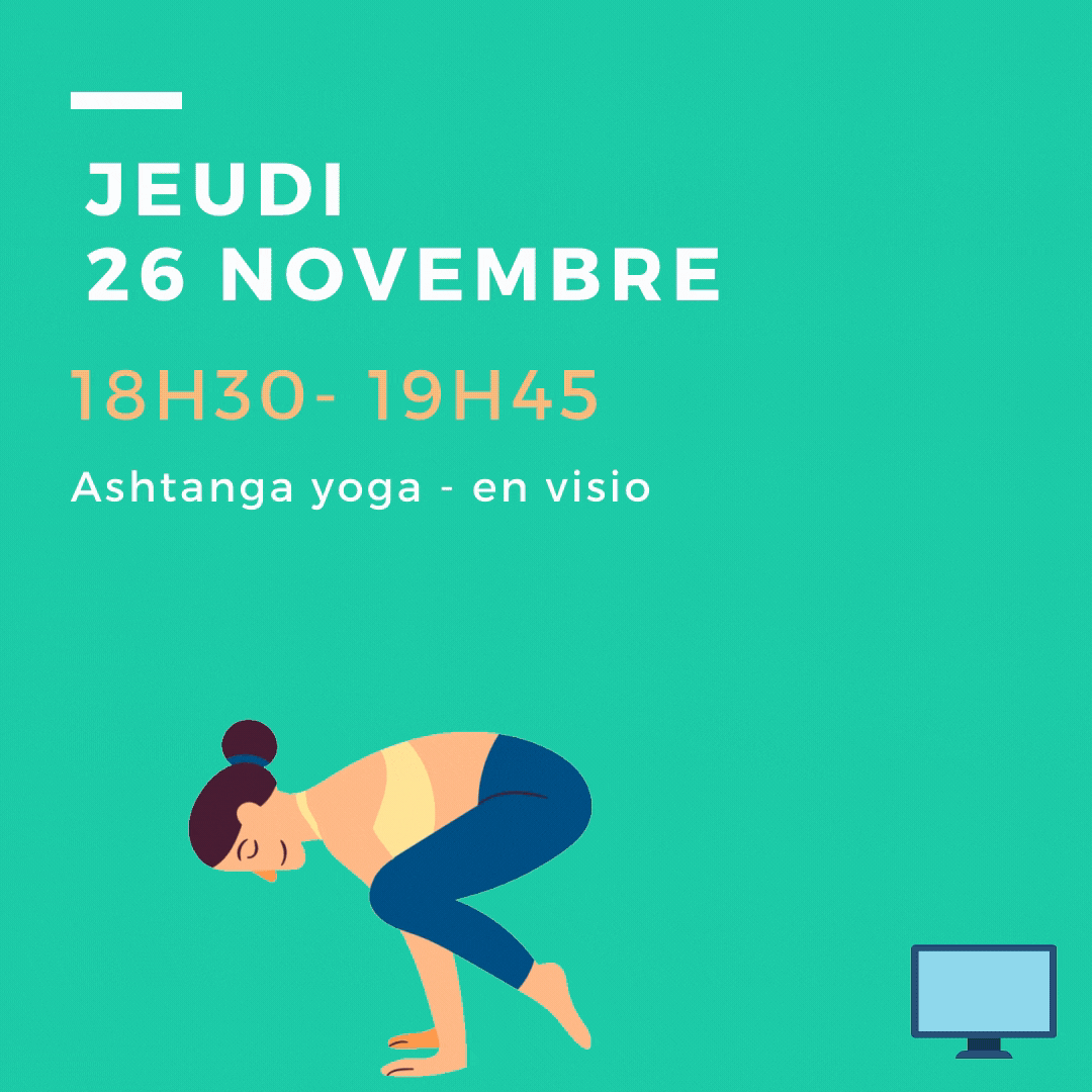 jeudi 26 novembre: ASHTANGA ( ne pas utiliser de code promo svp)