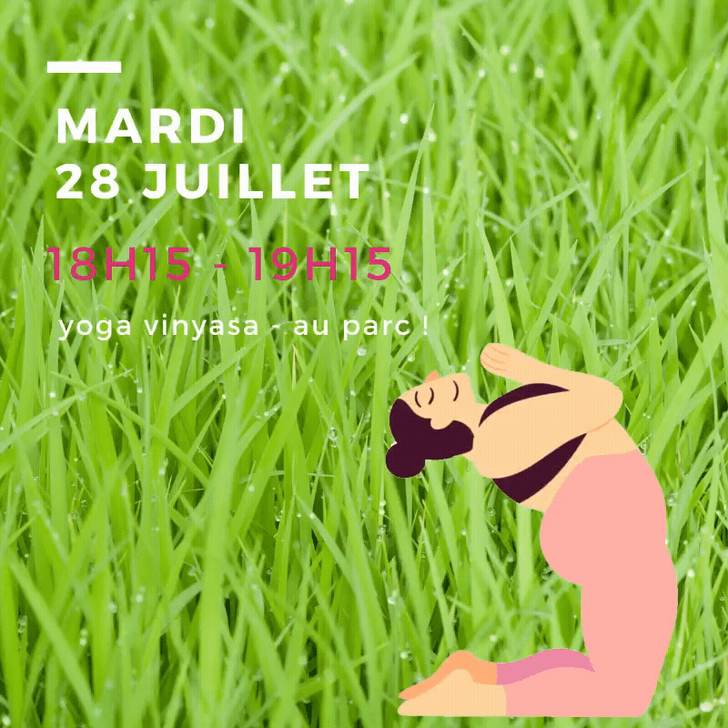 mardi 28 juillet - au parc ( ou salle s'il pleut )