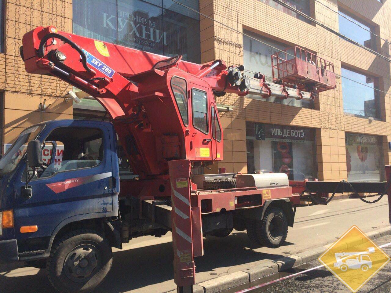 Аренда автовышки 32 метра