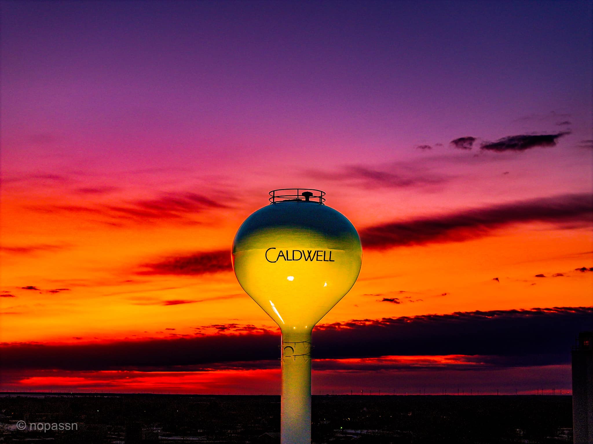 Caldwell, KS sunrise