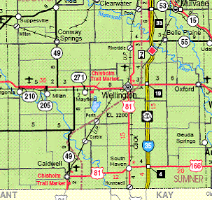 KDOT Official Transportation Map