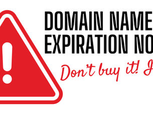 Fake Domain Name Expiration Notice