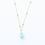 Miniature : Collier muni d'une pierre précieuse Stone en amazonite