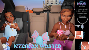 ICE CREAM WASTED JEWELRY SET (Child)