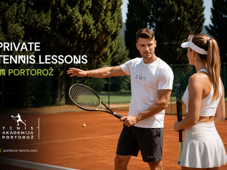 Private Tennis Lessons in Portoroz: One Player, Full Attention