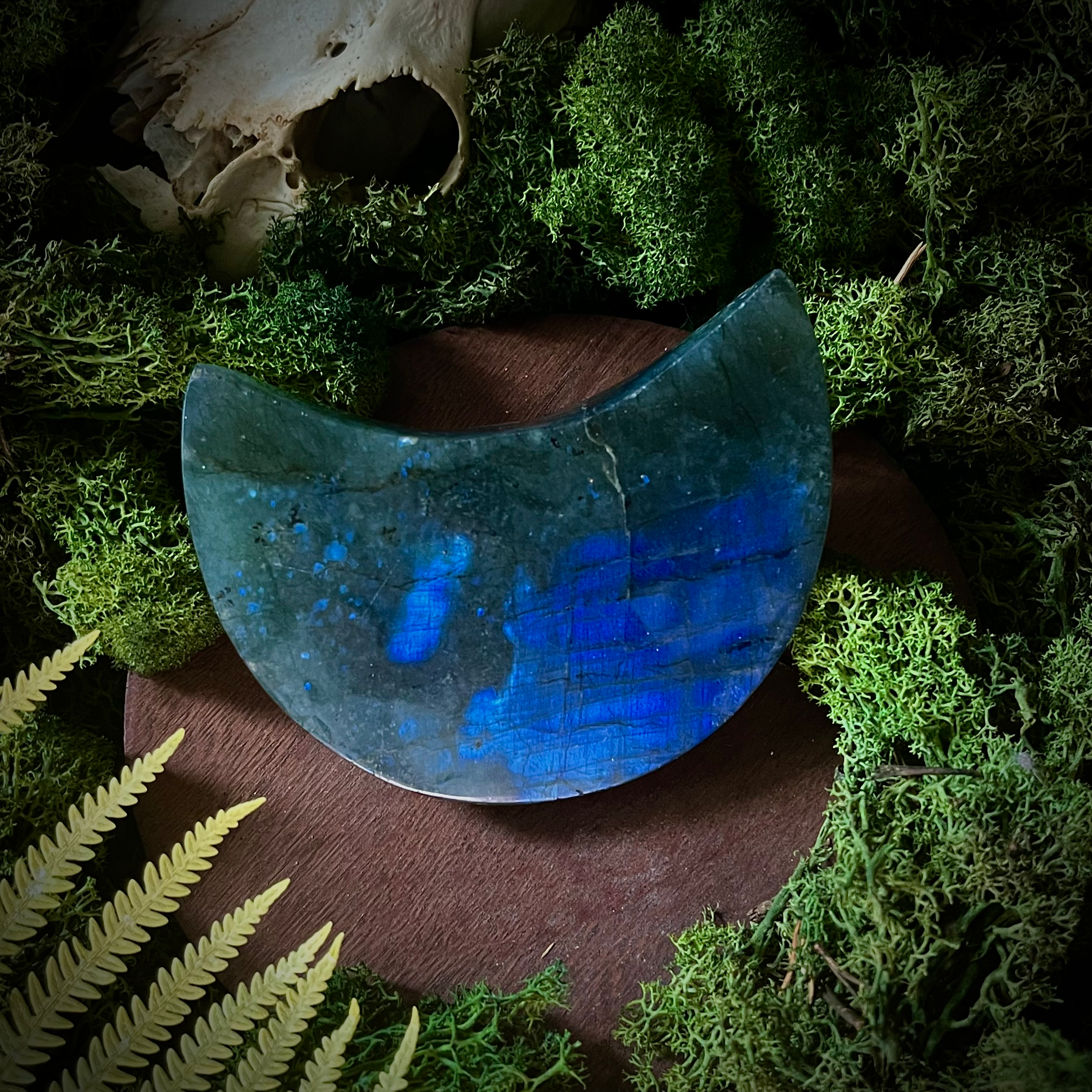 Labradorite en Lune - Forme Libre
