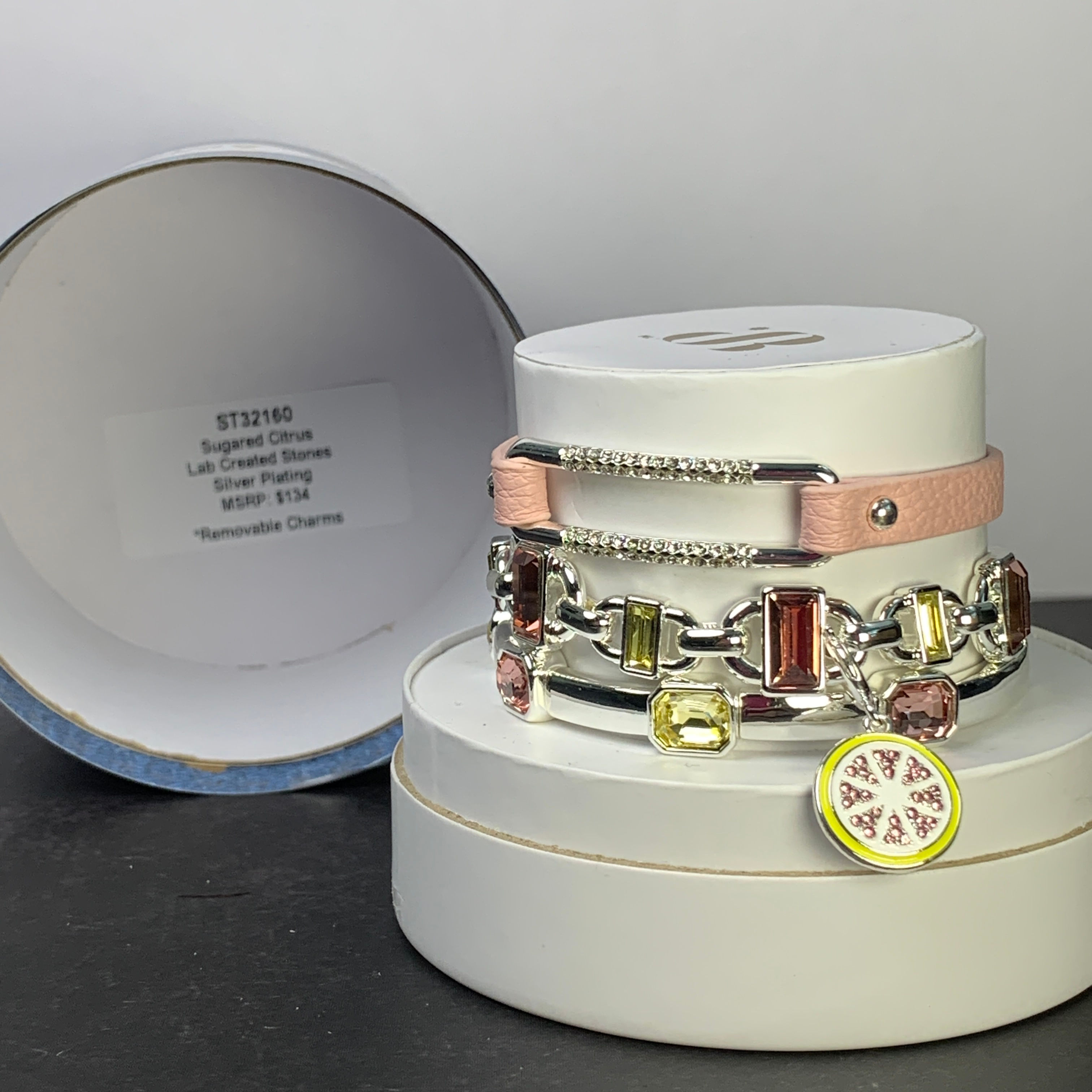Spring Stack - “Sugared Citrus” - Silver