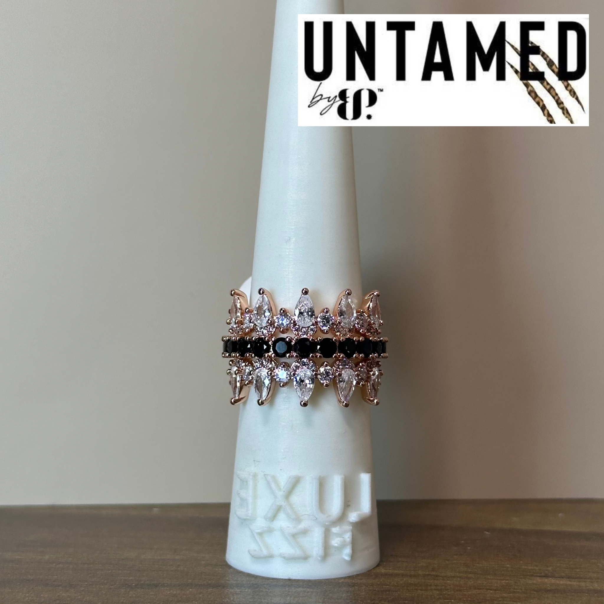 The Untamed Collection - Ring Sz 9 - “Built To Disobey” - Rose Gold