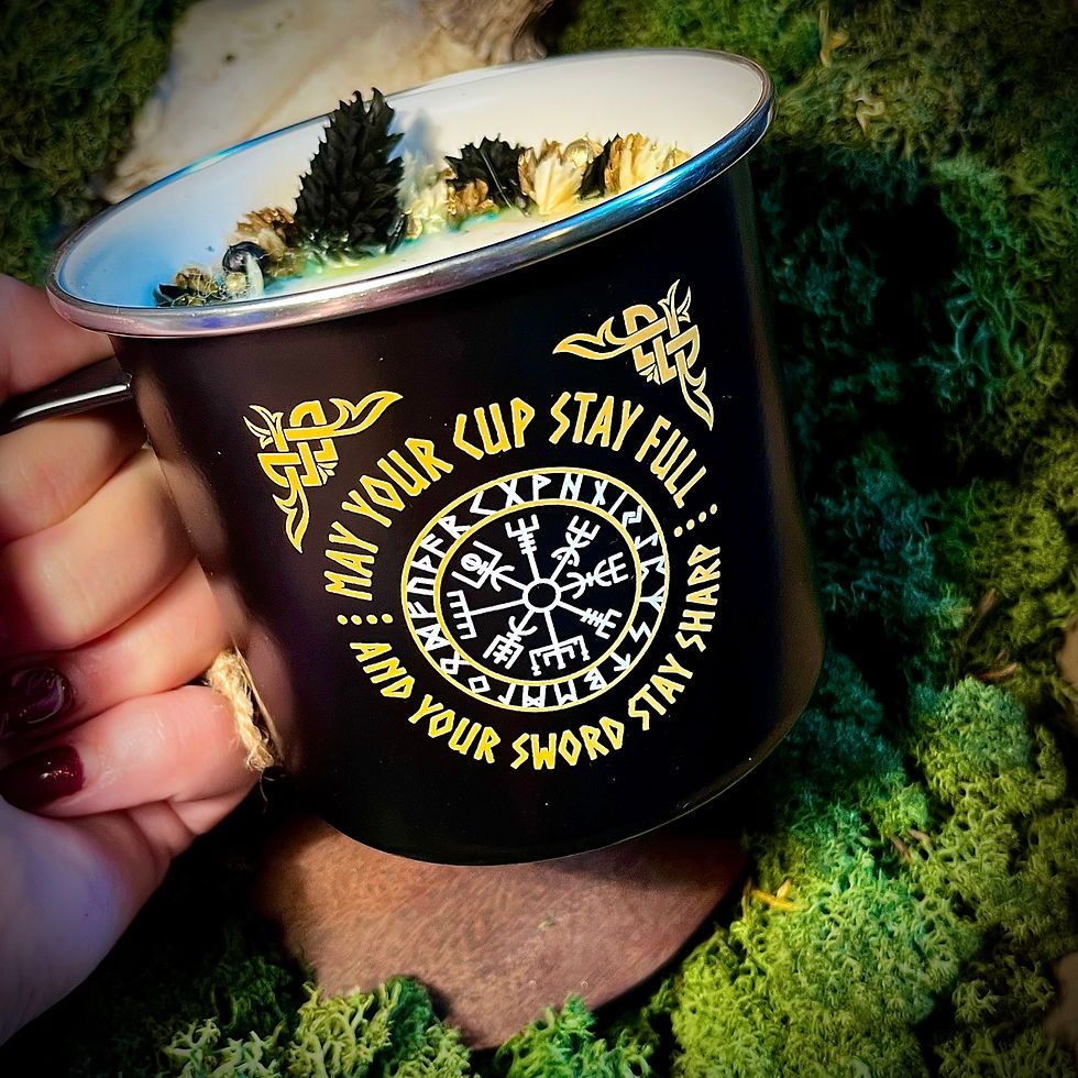 Miniature : Bougie Mug Viking