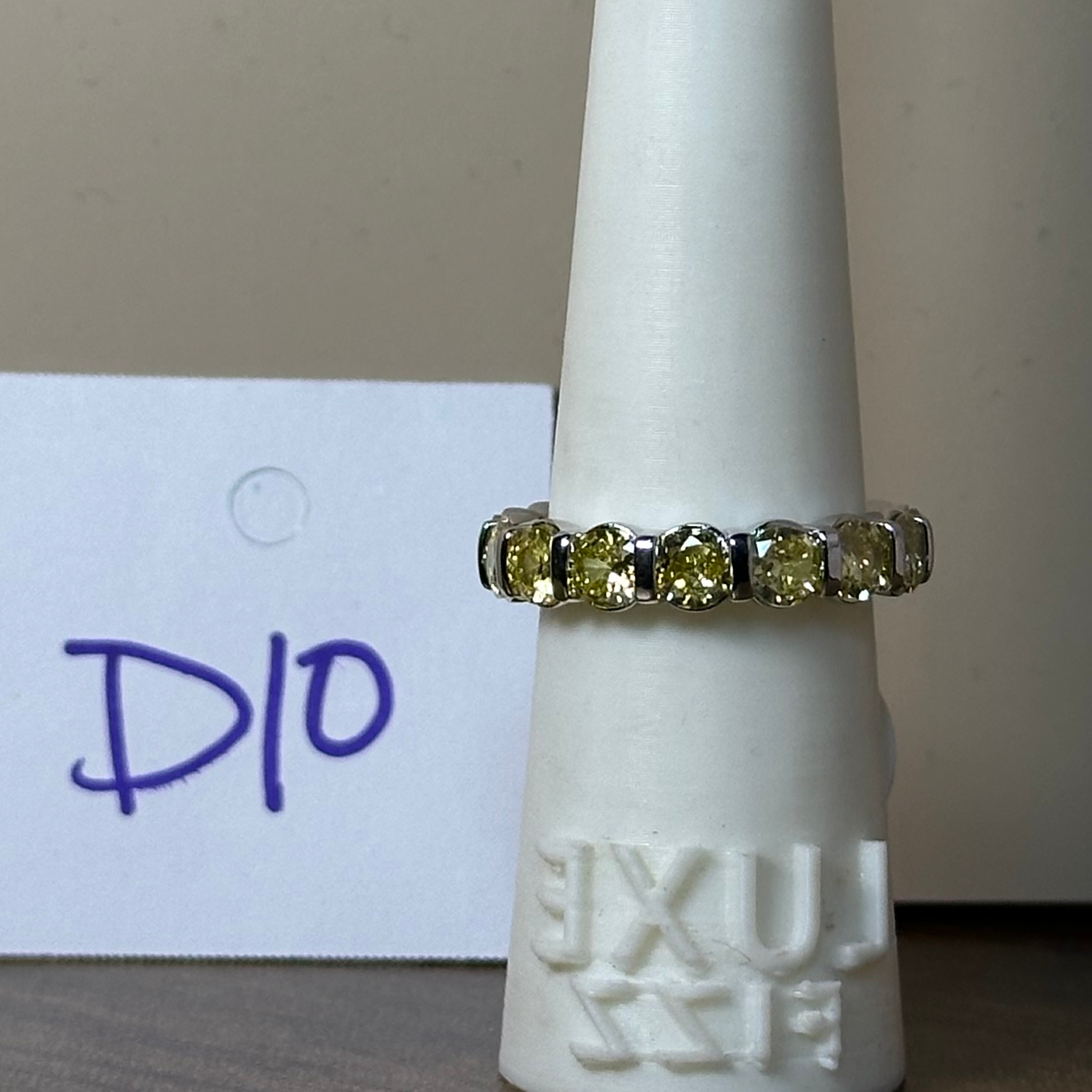 D10 Size 9 - OG - Lemon CZ/Hematite