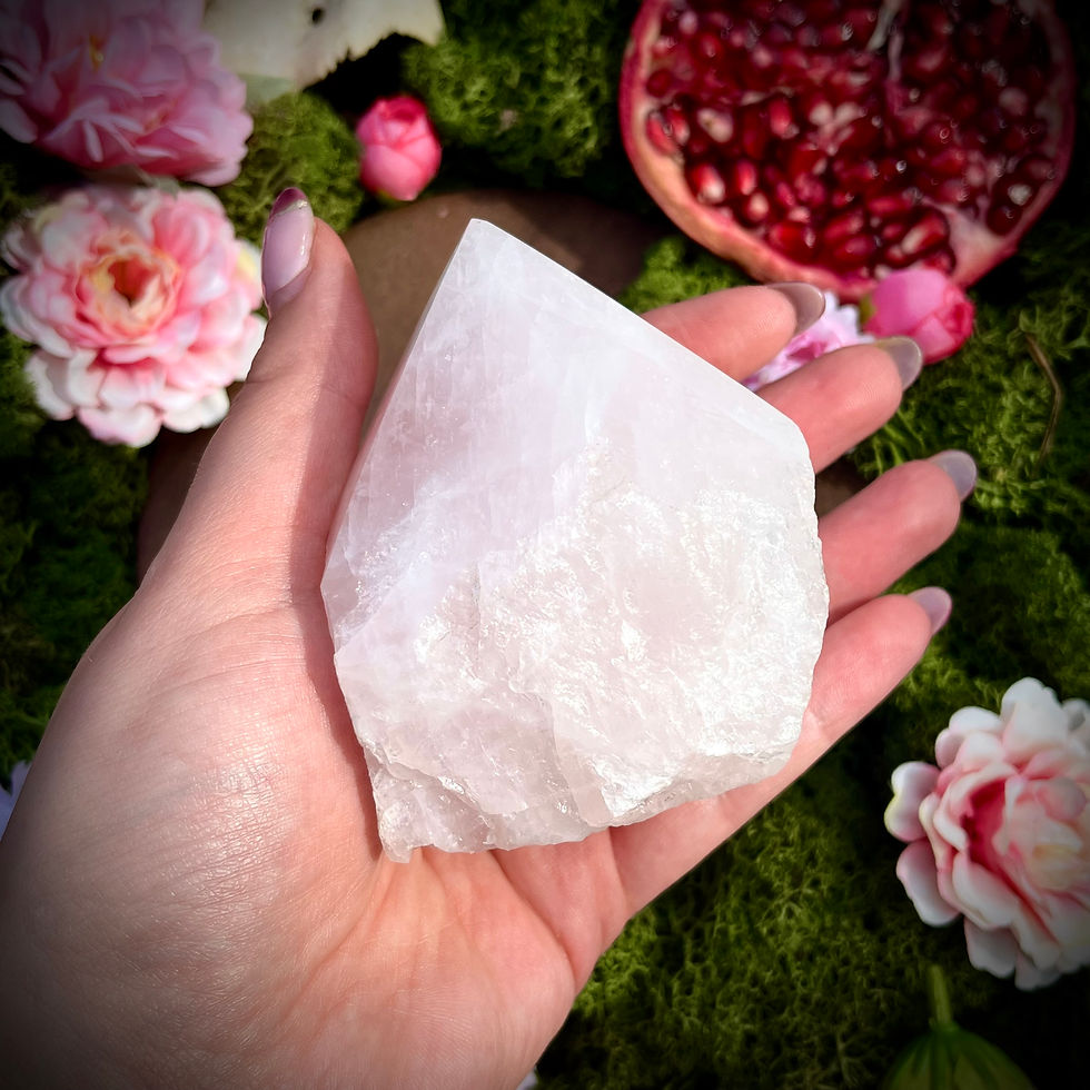Miniature : Quartz Rose - Pointe