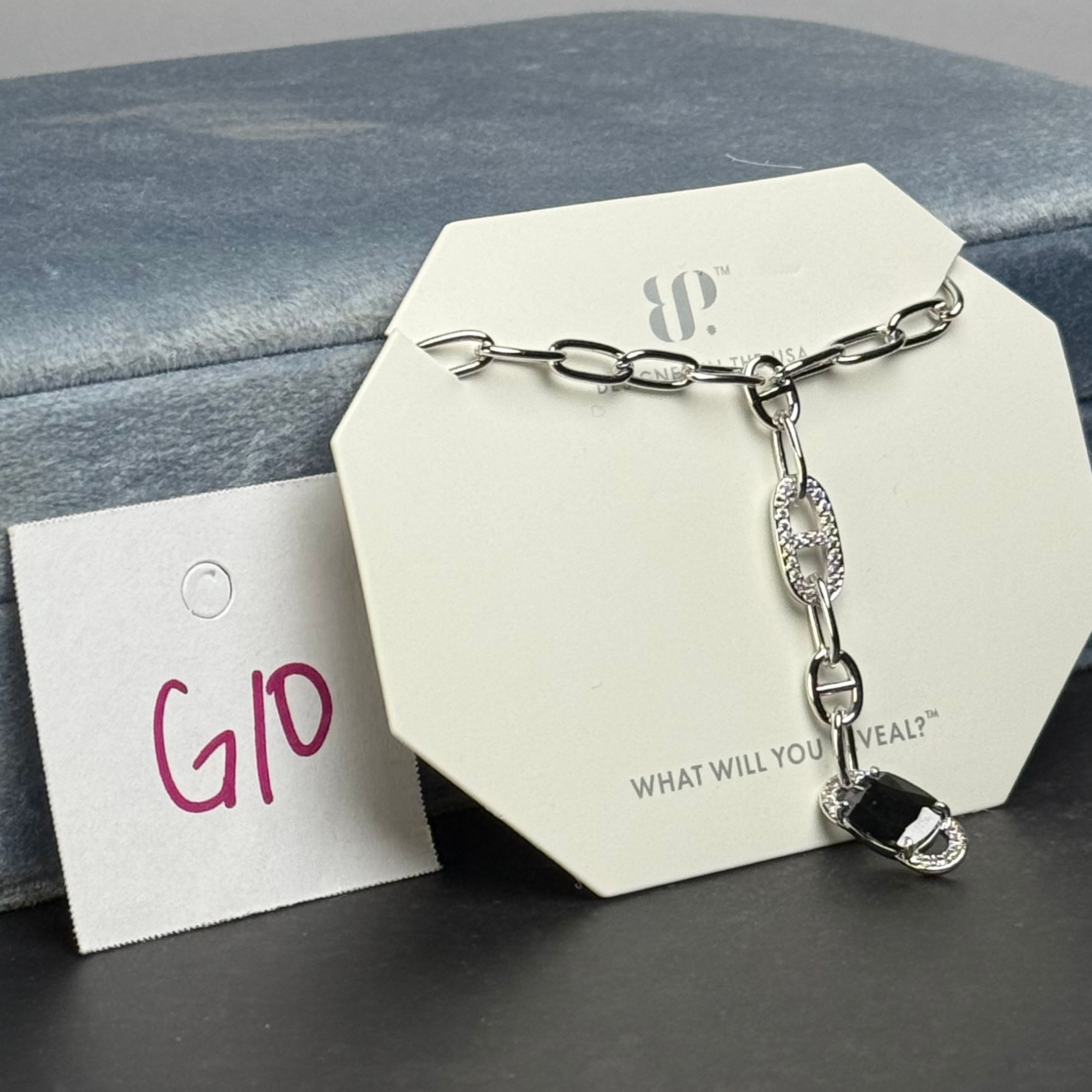 G10 OG Necklace - Black Onyx/Rhodium