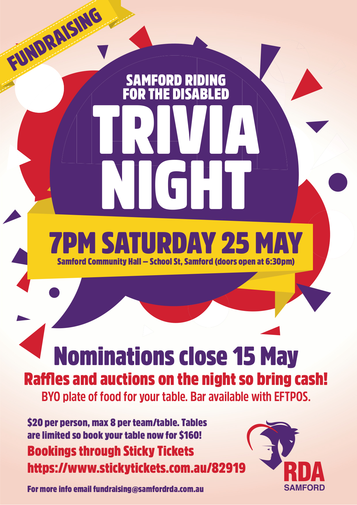 samford rda trivia night fundraiser trivia night flyer