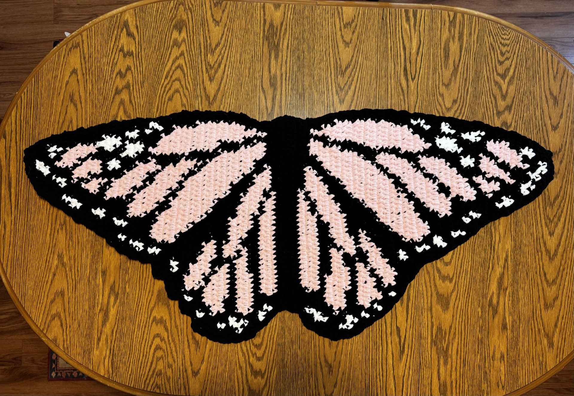 Monarch Butterfly wrap - pink