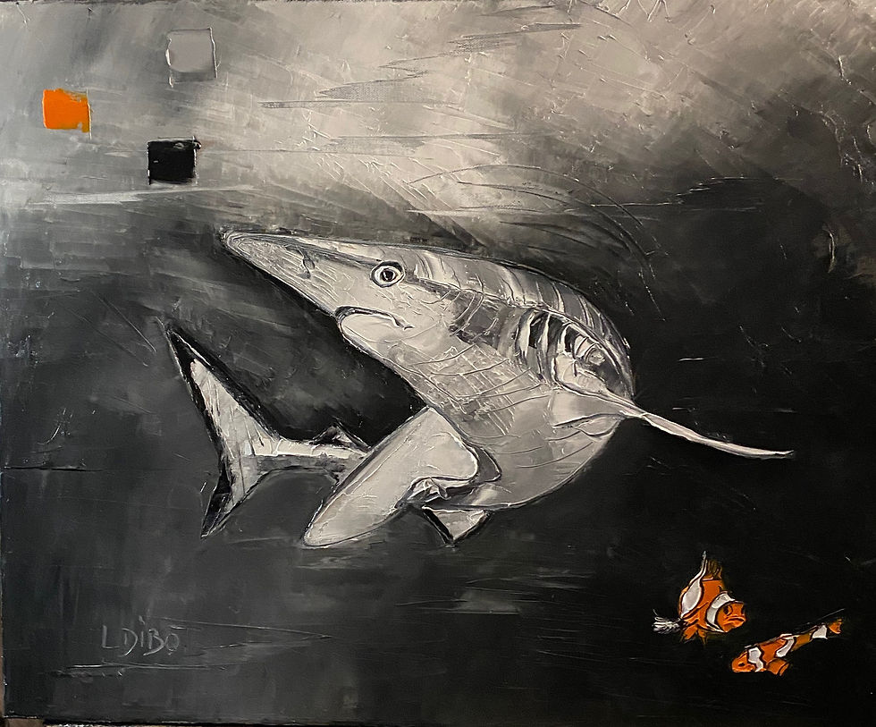 Shark in dark