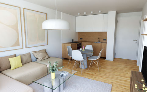 Wohn-Essbereich (3) DREILINDEN Living  (Bsp. Haus B)