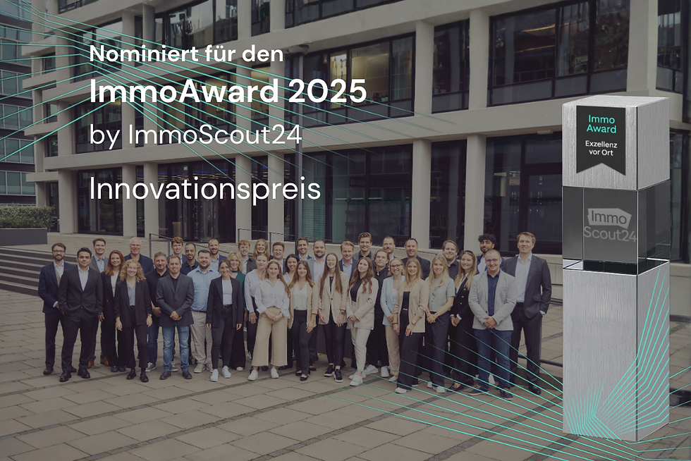 moovin für den ImmoAward 2025 in der Kategorie Innovation nominiert