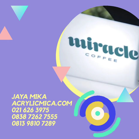Akrilik Digunakan Untuk Pembuatan Neon Box Sebuah Coffee Shop Atau Kedai Kopi