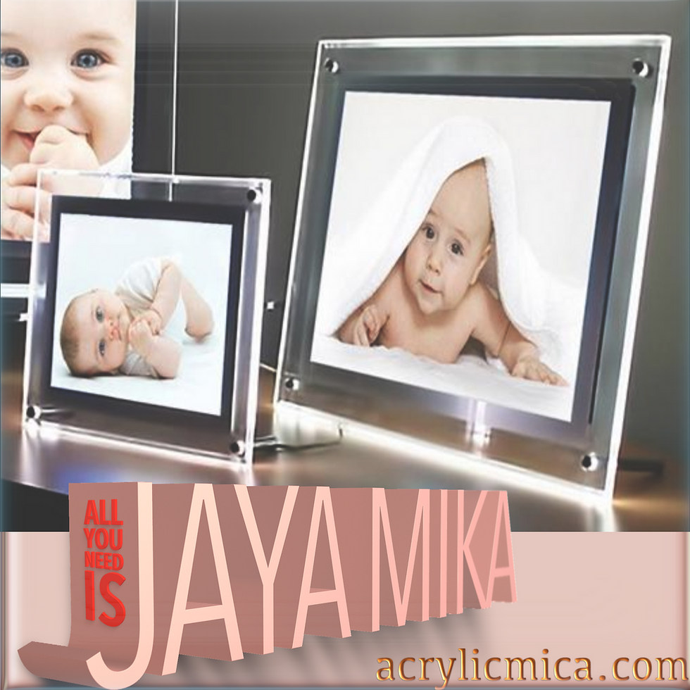 Acrylic Clear & Led For Photo Frames
