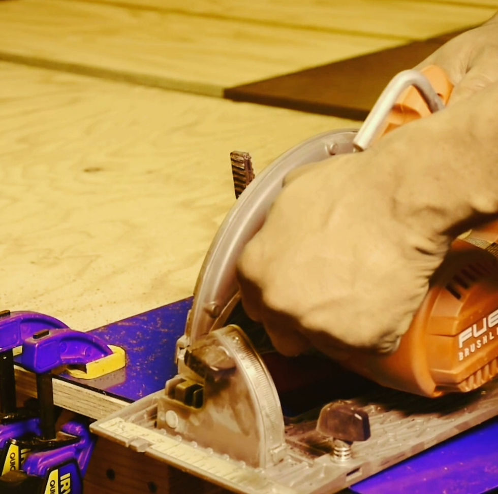 Cutting Acrylic Using a Circular Saw