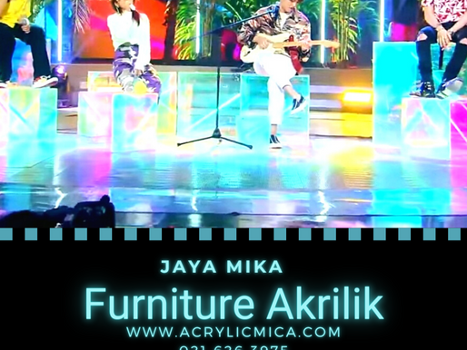 Akrilik dapat digunakan untuk membuat furniture akrilik yang simpel & modern