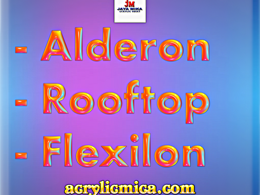 PT. Jaya Alam Persada (Jaya Mika) Sell Alderon, Rooftop & Flexilon