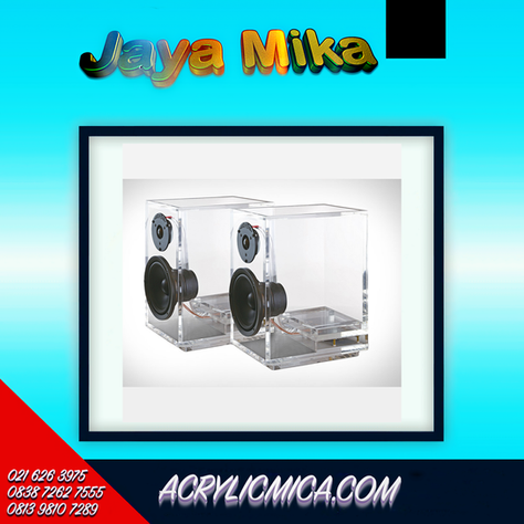 Akrilik dapat digunakan untuk membuat box speaker